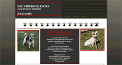 Desktop Screenshot of lilsidekickjacks.com